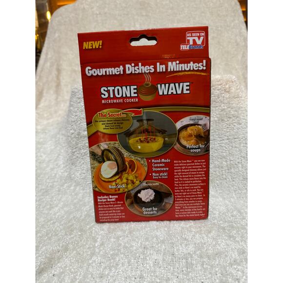 COPY - Stonewave Microwave Cooker Handmade Non-stick Ceramic Stoneware - Picture 4 of 6